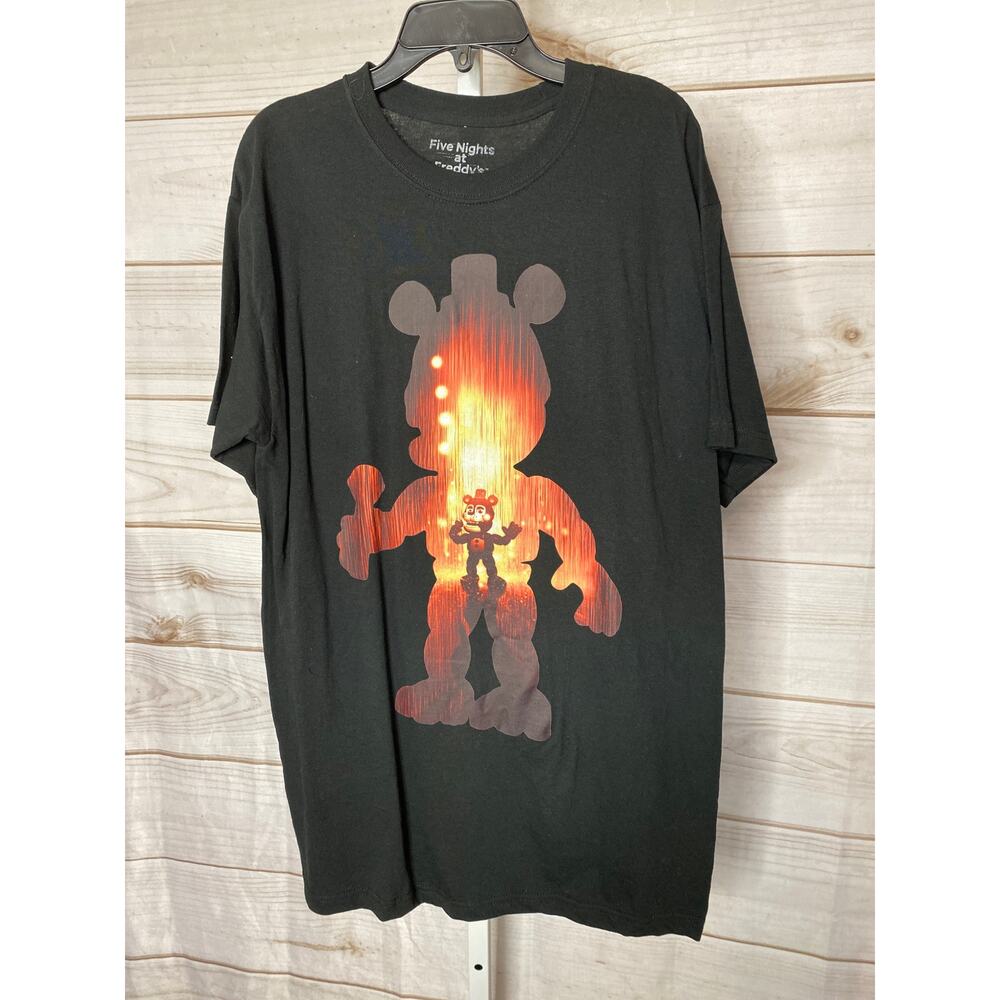 Brand New Five Nights at Freddy's I Survived Trap Graphic Short Sleeve T-Shirt M
